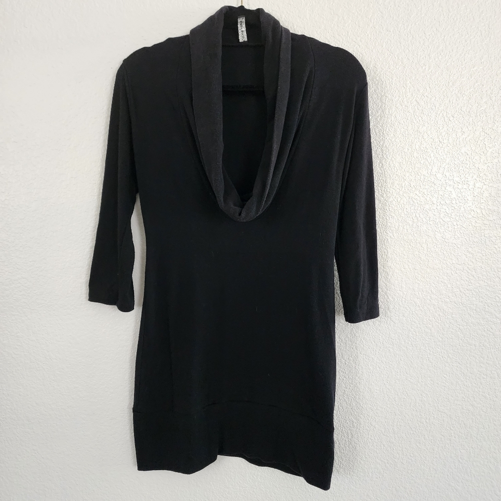 Casa Lee cowl neck top sz L